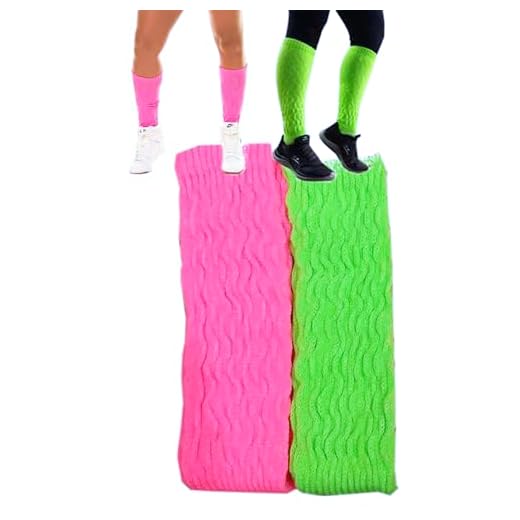 Meia Aeróbica Fitness Academia 3/4 Cano Longo Neon: Kit 2 Pares Sortidos