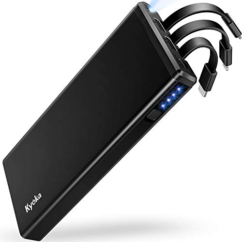 Amazon | 【最新型 & 26800mAh & 3種類のケーブル内蔵】KYOKA モバイル