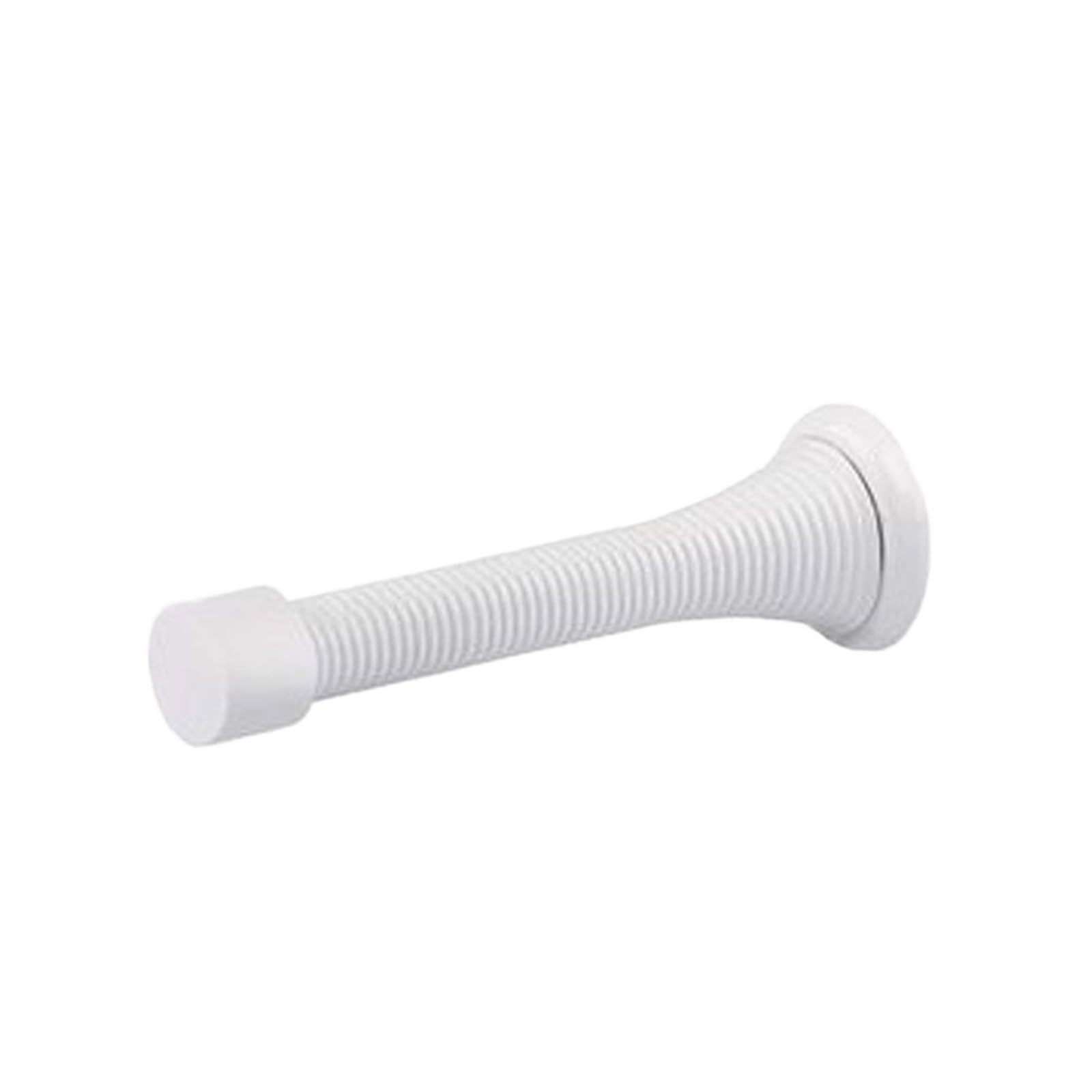 Iopklytf White Door Stopper Iron Spring Door Stopper Wall Stop