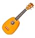 Produktbild Classic Cantabile US-100P Sopran-Ukulele Pineapple (originelle Optik, 12 Bünde, edle Verarbeitung, leichtgängige Gitarrenmechanik, Hawaii-Feeling) gold-gelb