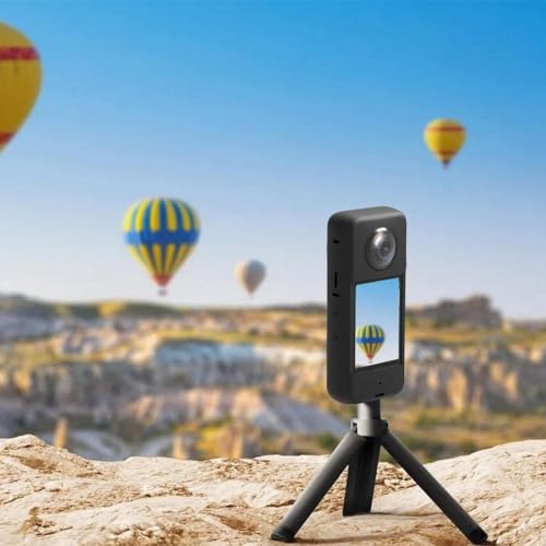 Image of Insta 360 One X3 Silicon Cover Camera Protection Accessories with Protective Frame Sports Camera Black Cover