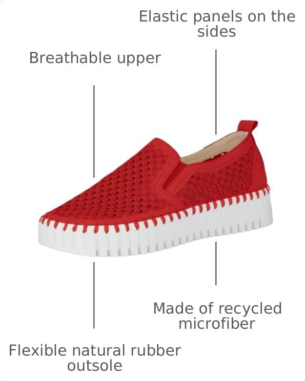 Image of Ilse Jacobsen HORNBAEK Women's Tulip141WOM Platform | Slip-On | Low-Top