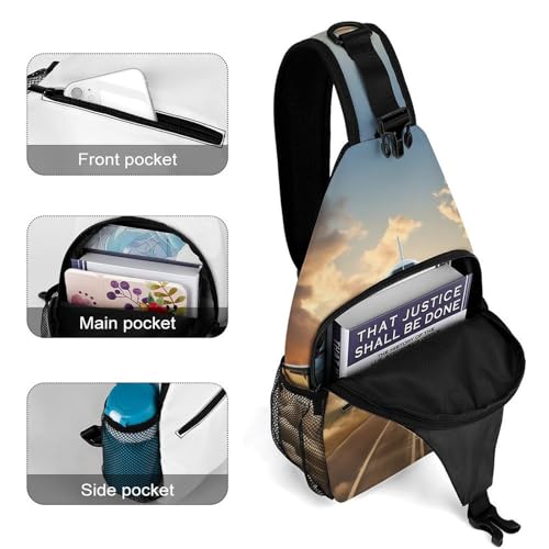 Happy Mother Day Sling Bag for Men Women - Adjustable Crossbody Chest Backpack, 15" Travel Hiking Fanny Pack4