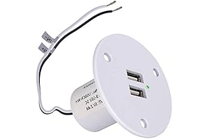 Facon 12V RV USB Charger Socket: Power Your Devices on the Road