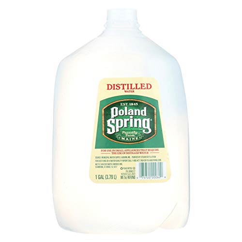 POLAND SPRINGS WATER DISTILLED, 6 1 Gallon Bottles POLAND SPRINGS WATER DISTILLED, 6 1 Gallon Bottles