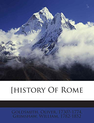 [History of Rome 124589580X Book Cover