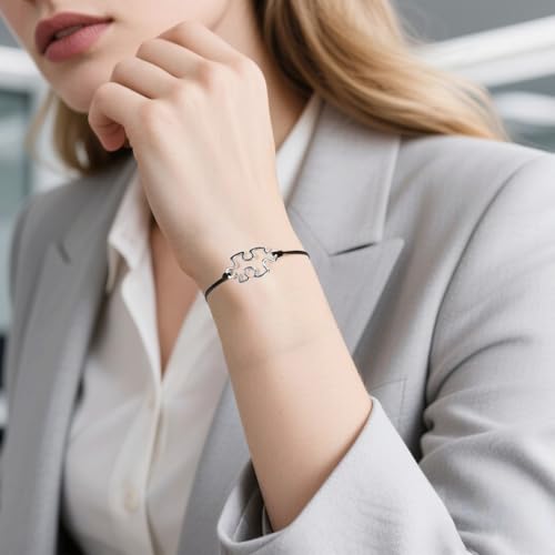 24 Pcs Coworker Employee Appreciation Gifts Bracelets with Cards, A Wish for My Staff Appreciation Gifts for Coworkers, Adjustable String Team Gift for Employees Teacher Volunteers Nurse4