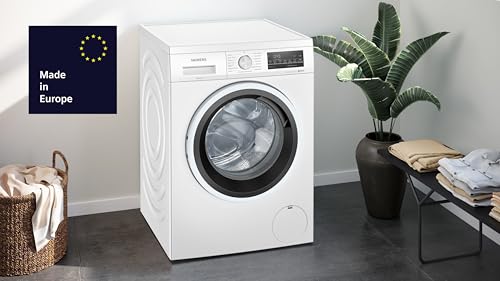 Siemens WU14UT42, iQ500 Waschmaschine, 9kg, 1400 UpM, Unterbaufähig, Extra stromsparend und leise, varioSpeed für kürzere Programme, LED-Display, Outdoor-Programm, Nachlegefunktion, aquaStop – Bild 3