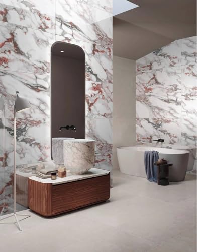 ✦ Disponibile in più finiture e formati: La collezione Prestige è disponibile nelle finiture Glossy, Satinato e Matt. Scegli la combinazione perfetta per esaltare ogni ambiente, dal bagno minimalista al salone di rappresentanza.