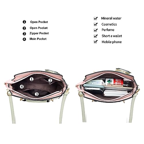 Image of Xiaoyu Fashion Purses and Handbags for Women Ladies Crossbody Bags Top Handle Satchel Shoulder Bags Small Totes