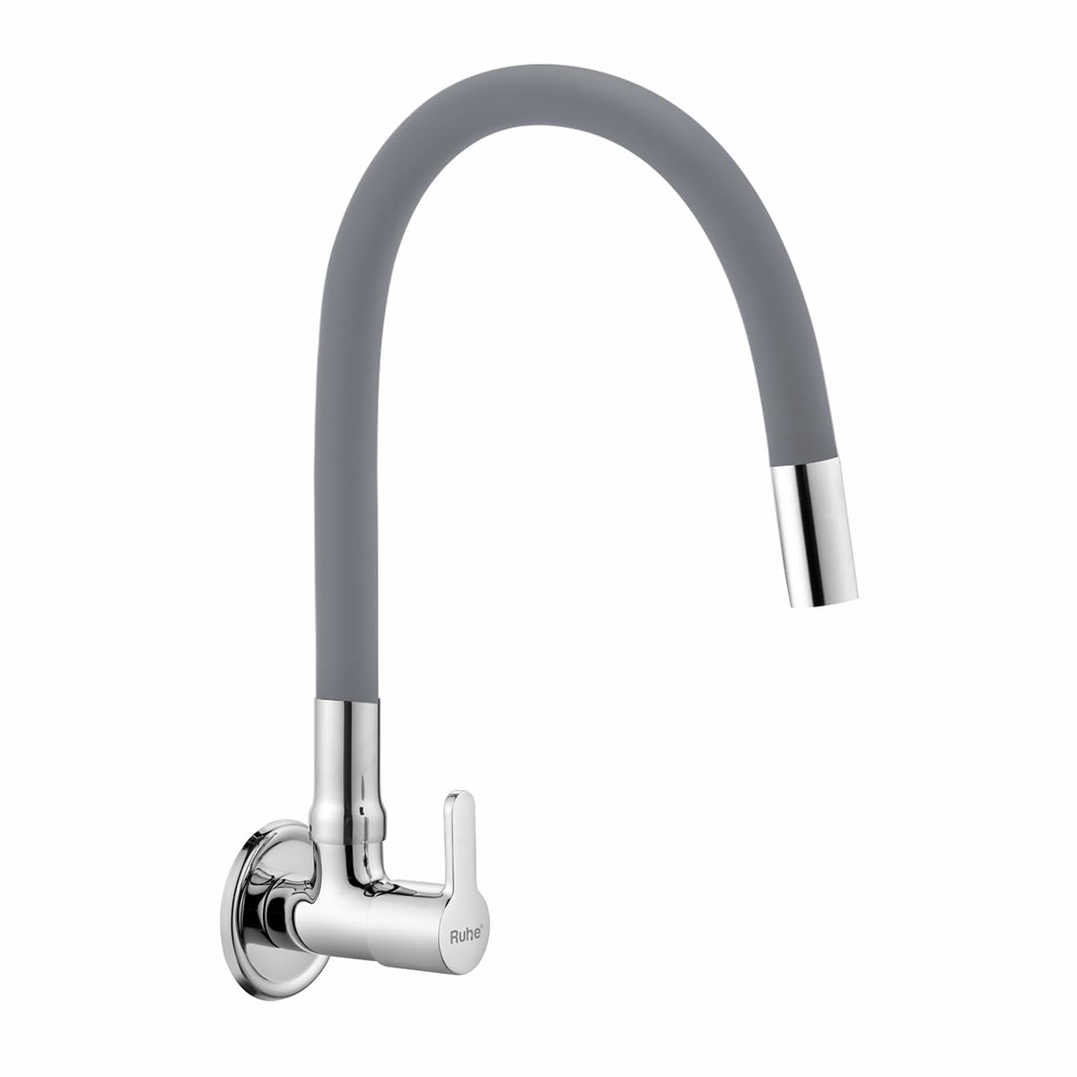 Ruhe Pavo Sink Faucet - 360° Rotating, Grey -4
