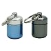 ShiShang Waterproof Aluminum Pill Case Box Aluminum Pill Container Metal Pill Box Case (Blue and Gray)