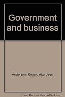 Government and business 0538085703 Book Cover