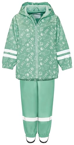 Playshoes Zweiteiliger Regenanzug Fleece-Futter, Gefütterter Matschanzug – Ansicht 3