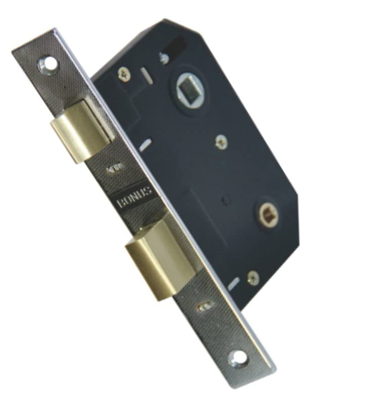 Image of Bonus : Orion Mortice Lock Set (60 MM Both Side Key, Metallic Black)