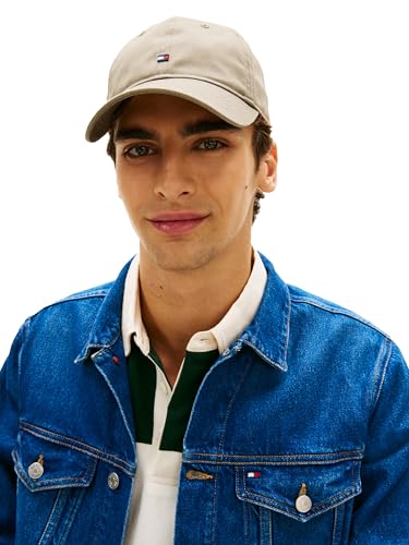 Image of Tommy Hilfiger Men's Cotton 85 Logo Adjustable Baseball Cap
