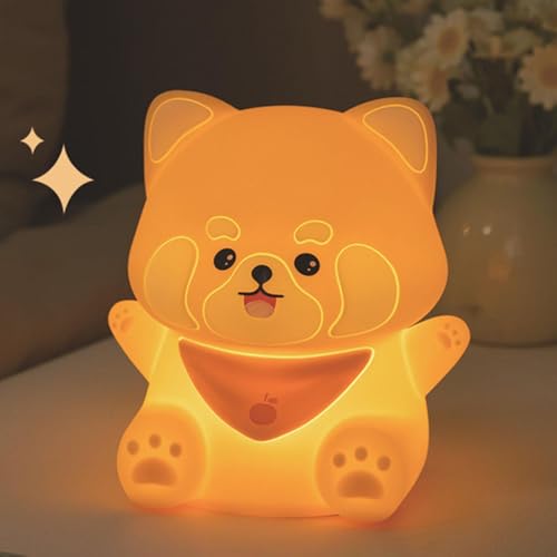 Veilleuse raton laveur lampe de chevet réglable intensité variable chambre enfant - 2