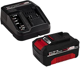 Einhell Power X-Change 18V, 4.0Ah Lithium-Ion Battery Starter Kit -- Battery and Charger Set -- Universally Compatible With All PXC Power Tools And Garden Machines