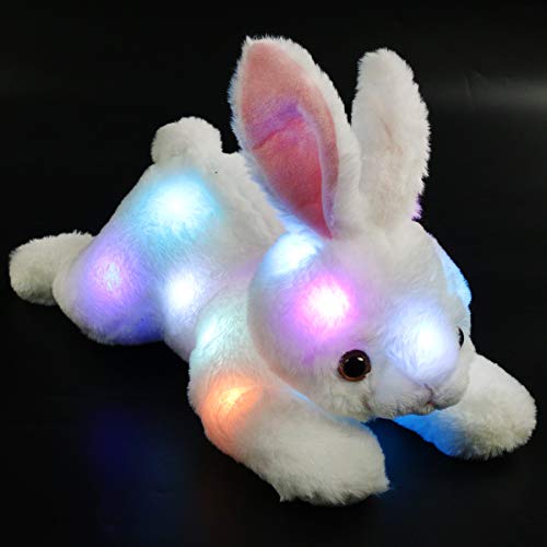 Specialyou Light Up Easter Bunny Rabbit Stuffed Animal Creative Led Rabbit Plush Toy Glow In The Dark Bedtime Companion Birthday Holiday Easter Gift For Kids, 14’’Best Gifts For Easter Day #TOP5