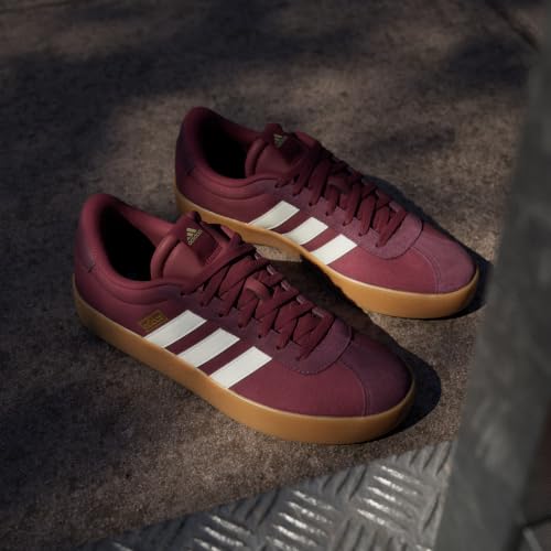Image of adidas Mens Vl Court 3.0 Lace Up Sneakers Shoes Casual - Grey