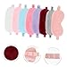 minkissy 8Pcs Furry Eye Masks Plush Sleep Blindfolds for Adults Soft Skin Friendly Eye Covers for Comfortable Sleep for Travel and Napping