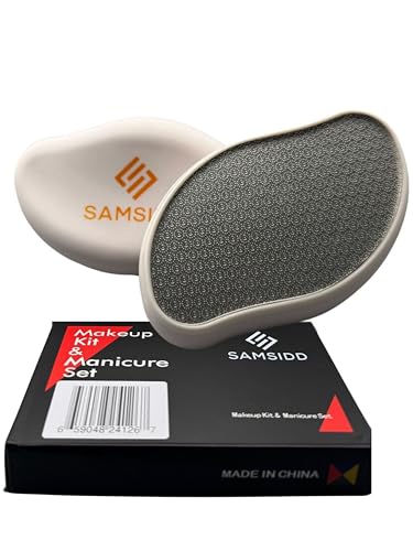 SAMSIDD Crystal Glass Foot File,Comfortable Hand and Foot Grinding Scraper,Wet and Dry feet Use,Smooth and Soft Feet Pedicure Tool for Hard & Dead Heels,Thick Dry Skin