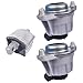 NEWZQ 3Pcs Engine Motor Transmission Mounts Replacement for Mercedes W204 W212 C E Class Base RWD