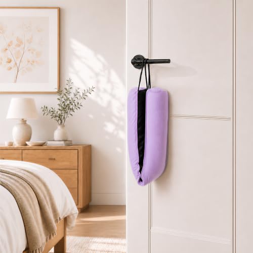 Image of Sunolga Door Draft Stopper, Removable Washable Cover, 38 inch, Purple