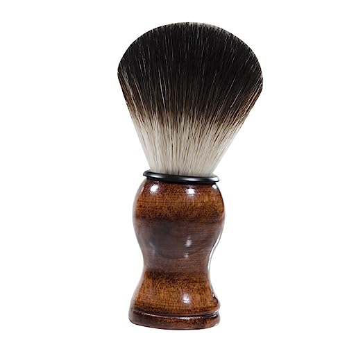 IWOWHERO Travel Shaving Brush for Men Beard Brush Beard Cleaning Brush Styling Beard Brush Shaving Brush Made of Material Skin-friendly Facial Brush