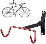 FIVE FLOWER Foldable Bicycle Rack Garage Wall Mounted Bike Hanger Storage System Vertical Hook for Indoor Shed Easily Hang 