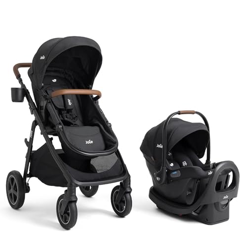 Joie Ginger DLX Travel System, 4-in-1 Stroller & Car Seat, Includes Lightweight Rue Infant Car Seat...