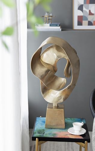 T2 CONCEPT Gold Abstract Art