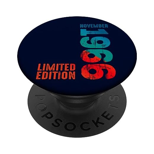 1966 Edición limitada 1966 noviembre 1966 Año 1966 Retro 1966 PopSockets PopGrip Intercambiable