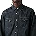 Levi's Men's Classic Western Shirt, Rinse Takedown-Blue, Large