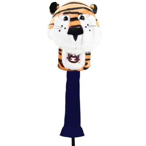 Team Golf NCAA Auburn University Tigers Mascot Head Cover Mascot Golf Club Headcover, Fits most Oversized Drivers, Extra Long Sock for Shaft Protection, Officially Licensed Product