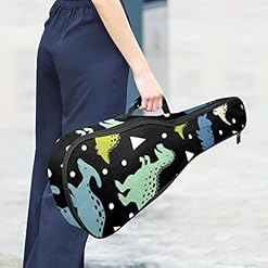 Housse de transport pour ukulélé vecteur dinosaure avec sangle réglable pour ukulélé - Les Beatles, Paul McCartney, John Lennon, RIngo Starr, George Harrison Housse de transport pour ukulélé vecteur dinosaure avec sangle réglable pour ukulélé – Image 6