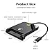 ZOWEETEK CAC Reader USB C, CAC Card Reader Military, DOD Military USB Common Access CAC, Compatible with Windows 10/11, Mac OS 10.15 and Linux (Type C)