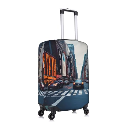 Housse de protection valise lavable et extensible motif New York - 2
