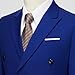 Men's Notch Lapel Sport Coats Slim Fit Fashion Blazer Jacket Double Breasted Business Suit with Gold Buttons Royal Blue 5X-Large