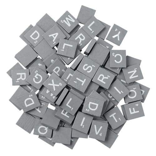 Wooden Letter Tiles for Crafts 300PCS 18x20mm miniatura 2