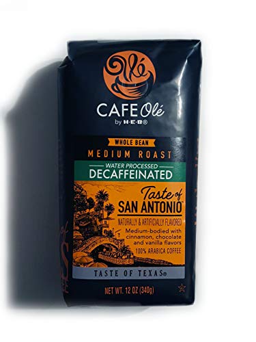 Cafe Ole Taste of Texas Whole Bean - San Antonio Decaf 12 Oz (Pack of 3) miniatura 2