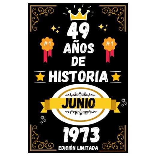 CUADERNO, 49 AÑOS DE HISTORIA JUNIO 1973 EDICIÓN LIMITADA: Regalo de 49 cumpleaños para mujeres y hombres, ideas de 49 cumpleaños... un cumpleaños... ... regalo de 49 cumpleaños para él/ella.