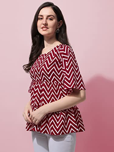 Image of OOMPH! Women's Polyester Regular Fit Shirt