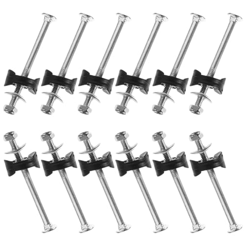 Gotetiso 12 Piezas Tornillos para Trampolín Accesorios para Cama Elástica Accesorios para Trampolín Repuesto para Cama Tornillos para Cama Elástica Herramienta de Estabilidad de Trampolín