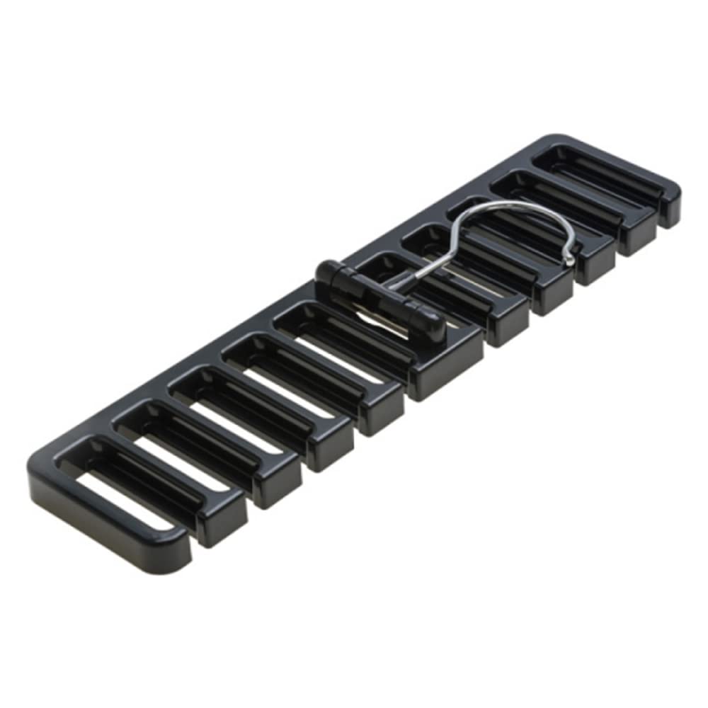 tooloflife 2Pcs Belt Rack, Multi-function Belt Hanger Tie Holder Homeware Closet Organizer with Stainless Steel 360° Swivel Hook for Belts Ties Scarves, Black