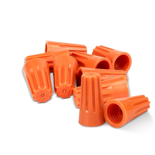 Innfeeltech 10 Stück Elektrischer Draht Anschluss Schraube Twist Connector Cap, Twist Muttern Caps Anschluss für Draht von 2.5-4mm²