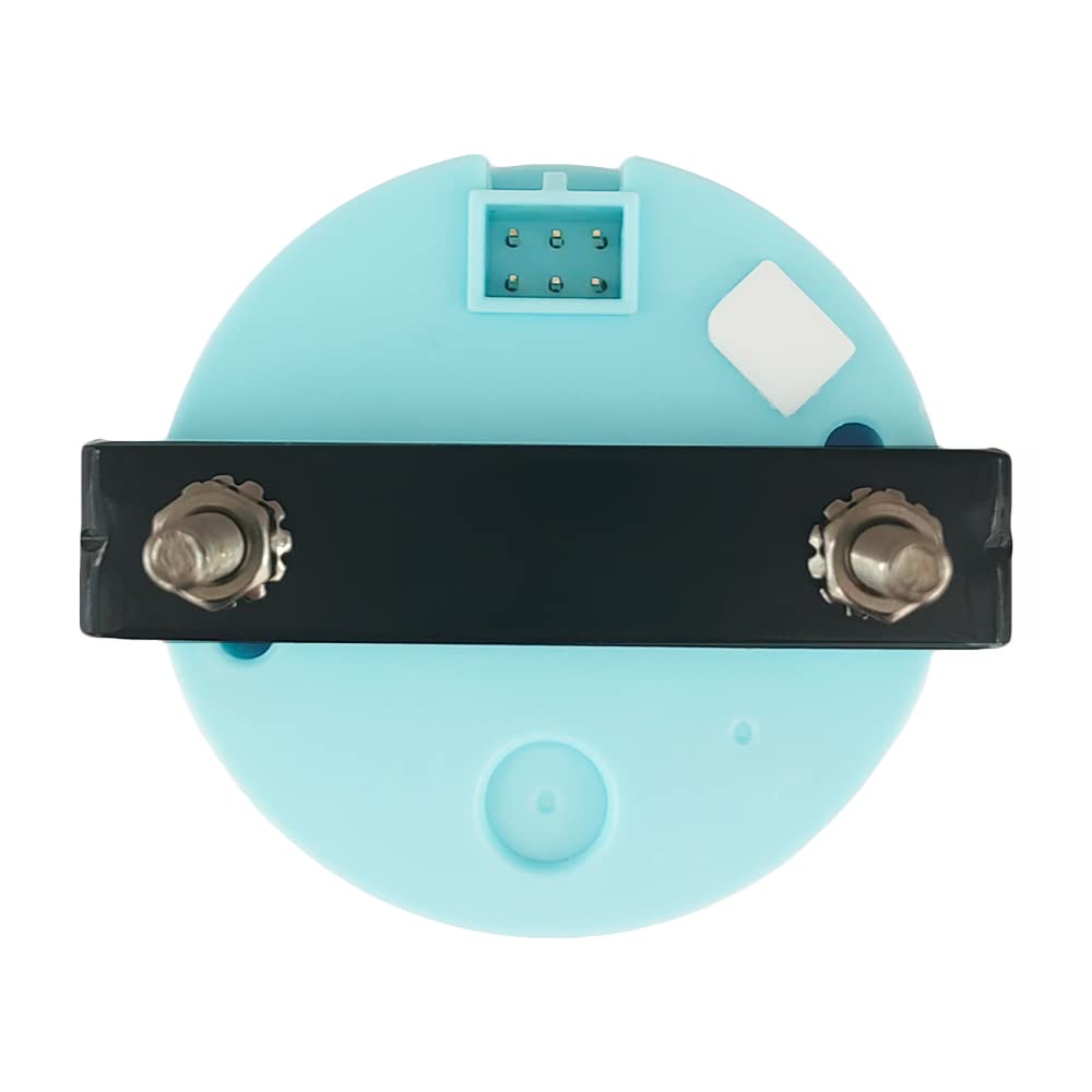 ELING 52 mm (2 '') Manometro olio 0-10bar 0-145PSI Impermeabile 9-32V Con Retroilluminazione per trattori SUV Motoscafi (nero+nero, 0-10Bar)
