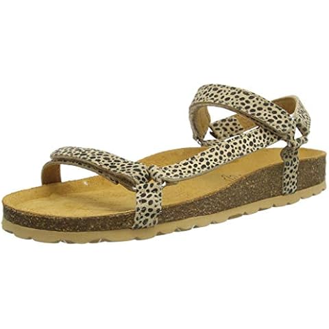Joules Women's Savannah Sandal in Brown Cheetah Spot Cover