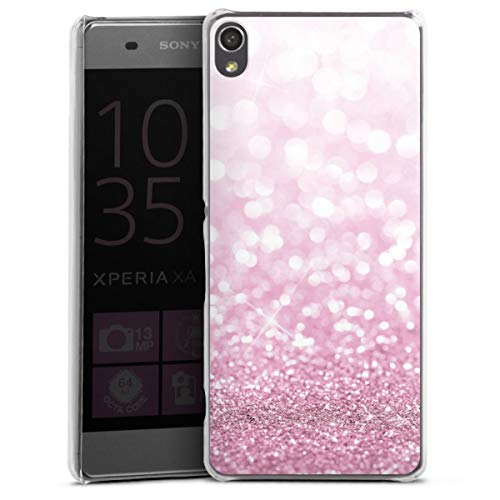 DeinDesign Coque Compatible avec Sony Xperia XA Ã‰Tui Housse Rose Paillettes Look Brillant