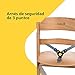 Safety 1st Timba Trona de madera con bandeja, Trona evolutiva para niños...